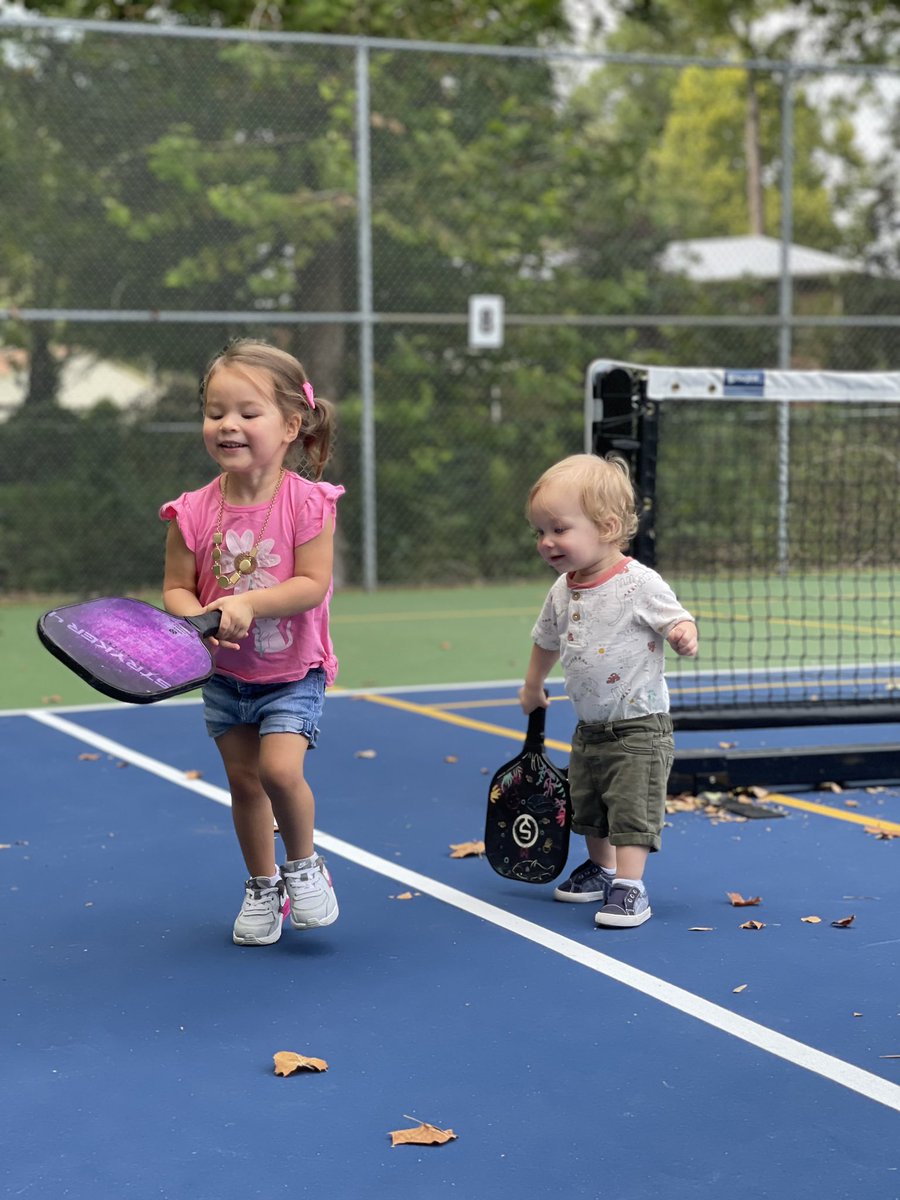 PickleJunkies's tweet photo. Kids at a young age so cute! Our daughter loves ickleball (#pickleball) and singing the baby cds (#abcds)!
Fun moments! Enjoy your family time this holiday season! https://t.co/8YkGr7jlwR