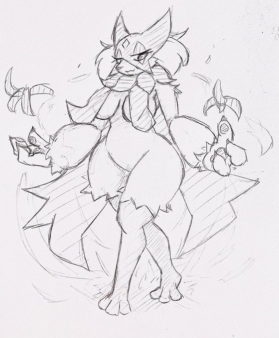 本日の落描キ。

ワタシ流マスカーニャ。

可愛らしい&amp;エロティカルなマスカーニャが溢れるなら、クール&amp;ヴィラン系で攻めてみるよ!

見た瞬間から覚醒ゼロやシャドーマンな印象受けたので盛り盛りしました🤪 