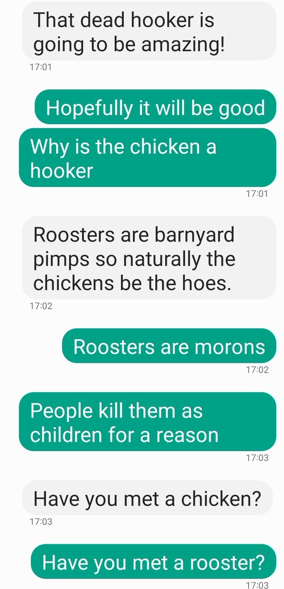 grrlsb4swine's tweet photo. Occasionally the conversations are low-key amusing, with an undercurrent of simmering  hostility https://t.co/51KmUYeP5M