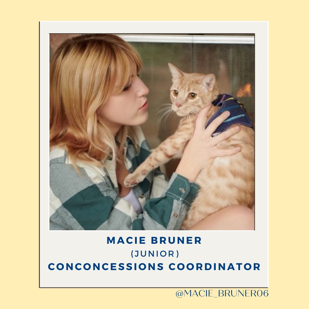 Another week, another Team Tuesday at CTHS DECA! 🔷 Macie Bruner is one of your concessions officers! In her free time, Macie is in karate! Her favorite DECA memory was State Competitions 💛