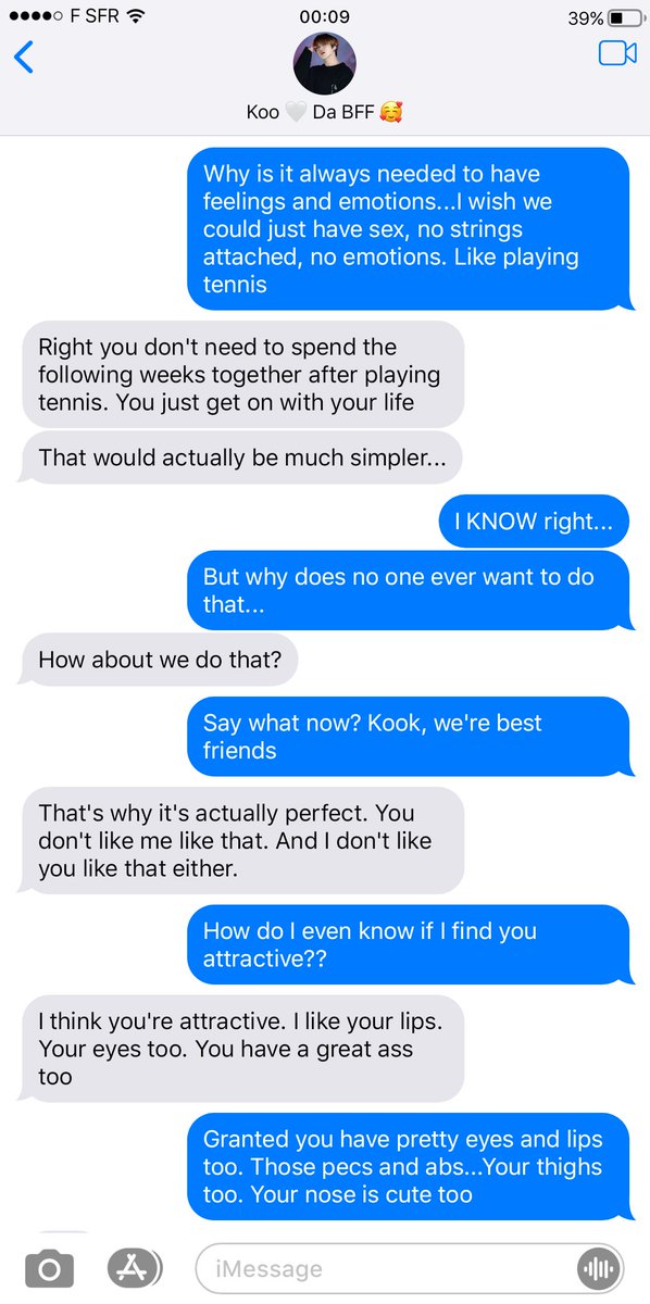 jm95lovely's tweet photo. #jikookau 

Jikook are best friends who have been failing at love and get tired hence decide to make a deal to have s€x no strings attached, no feelings whatsoever. 
Over time, feelings start to bloom, only for them to deny it each time they are together...
Things get messy https://t.co/fxdB1WG98p