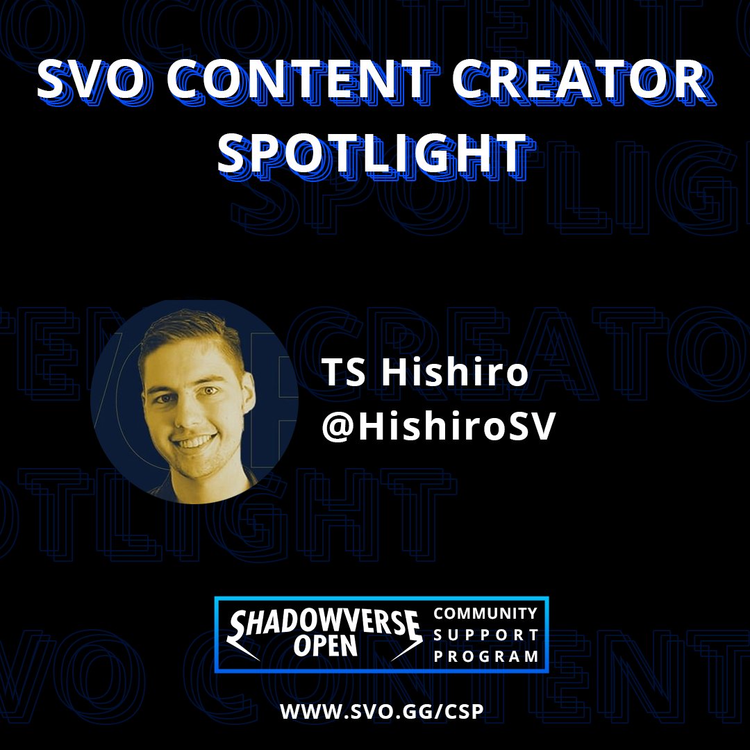 <a href="/Tempo_Storm/">Tempo</a> pro player, Hishiro currently holds the top spot in the West! With 2 World Grand Prix qualifications &amp; a sparkling SVO record he's definitely got the the secret sauce to winning Shadowverse tournaments.
 
Check out his deck guides + articles here ➡️ <a href="/HishiroSV/">Hishiro</a>