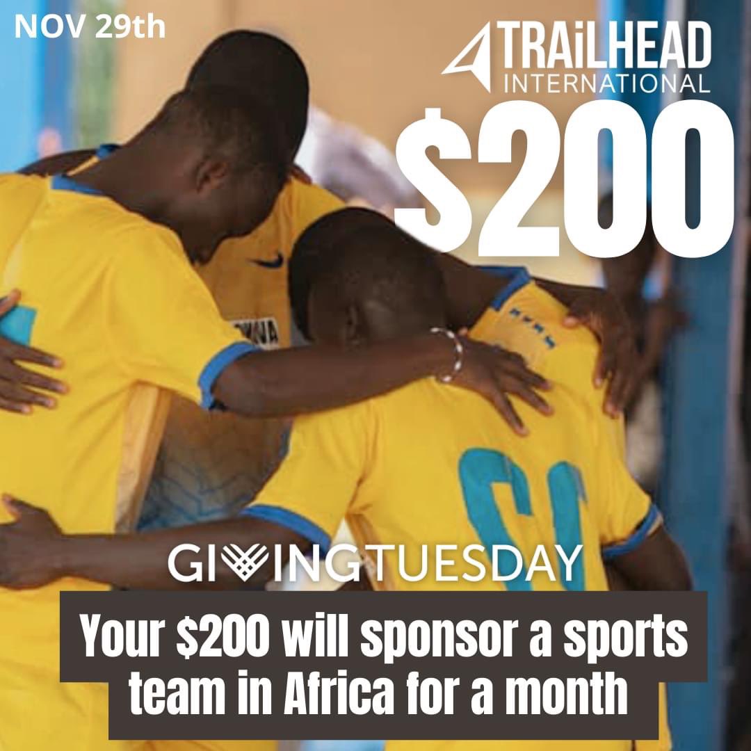 Change a life in Africa this Giving Tuesday! 🫶 With your donation, youth will have the opportunity to connect with incredible mentors and coaches at the local church. ⚽

Click to give and designate "Giving Tuesday" in the note box: tinyurl.com/2s4kswsu  

#GivingTuesday
