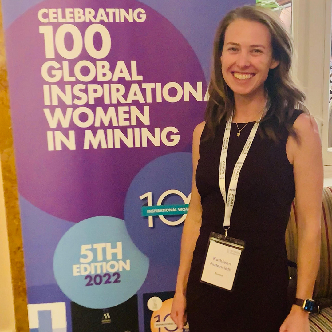 IdahoStateUCoSE's tweet image. Congrats to Geosciences alum Kat Autenrieth on being named one of the 100 Global Inspirational Women in Mining by @WIM_UK!

#idahostateucose #STEM #WIM100 #geology #geosciences
