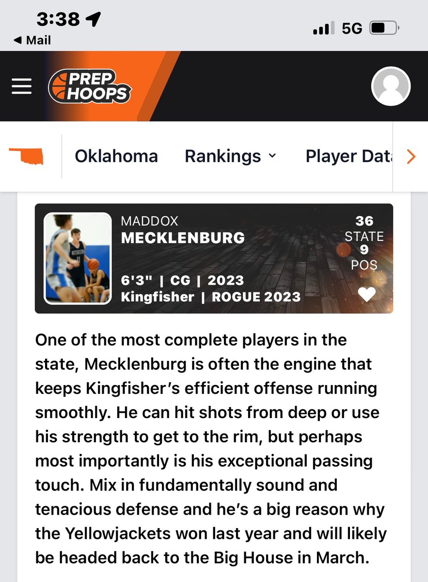Kingfisher Jackets Basketball tweet media