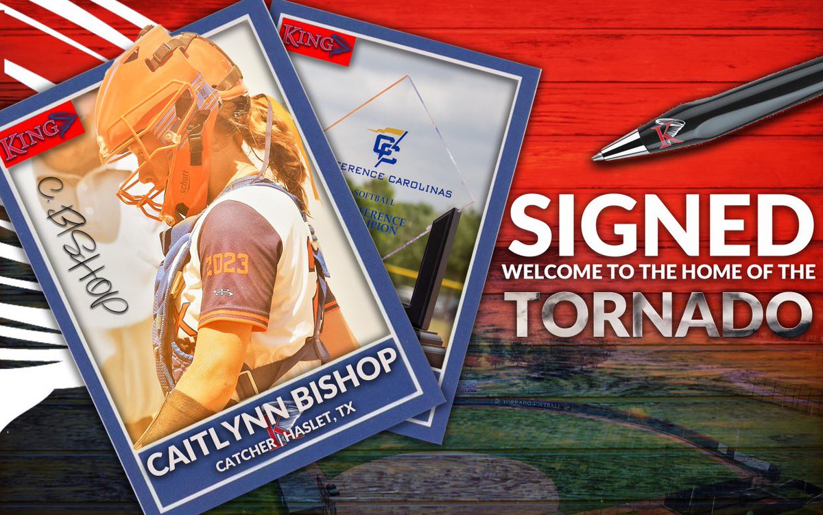 KingU_Softball's tweet photo. Everyone welcome Caitlynn Bishop from Texas! We are excited to have you in East TN. 

Congratulations, Caitlynn ✍️

#hUmanFirst | #Signed https://t.co/6S0svHj6Le