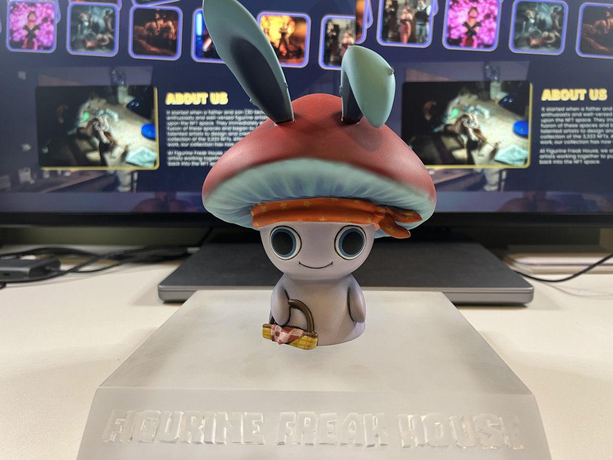 artkarr33's tweet photo. Just got this @MushroomClubNFT figurine custom-built by @FigurineF_NFT ! Isn't it freaking AMAZING? 😍😍🔥

Take note @TheNFT_Academy we got a new winner!

Check out their site https://t.co/c7p2xs3ykr if you want to convert your NFT into a 3D figurine sitting on your desk! https://t.co/6IfiA2IX9a