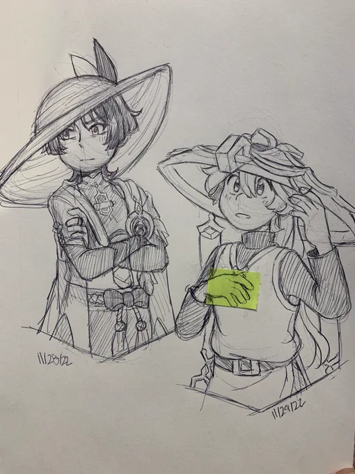 Hehehehe~

Hat swap pen doodle ✨ 