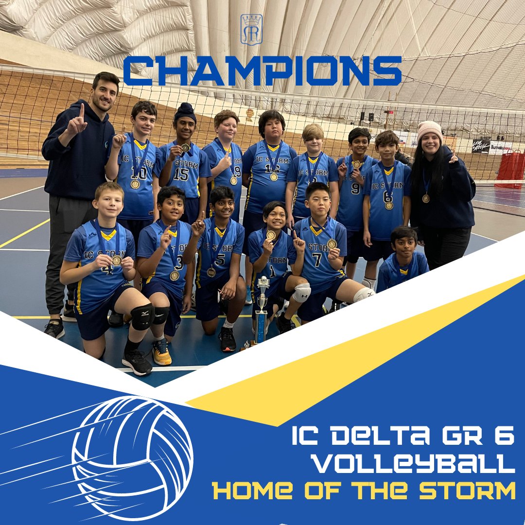 icdeltaschool's tweet photo. "Talent wins games, but teamwork and intelligence win championships." – Michael Jordan 
Congratulations to our Grade 6 Boys for placing 1st over at Harry Jerome today!!!! @MauriceDJacob 

Champions!!
#icdeltachampions #teamworkmakesthedreamwork #CISVA #wearenumber1 #icdeltasports https://t.co/sZetaPyTgW
