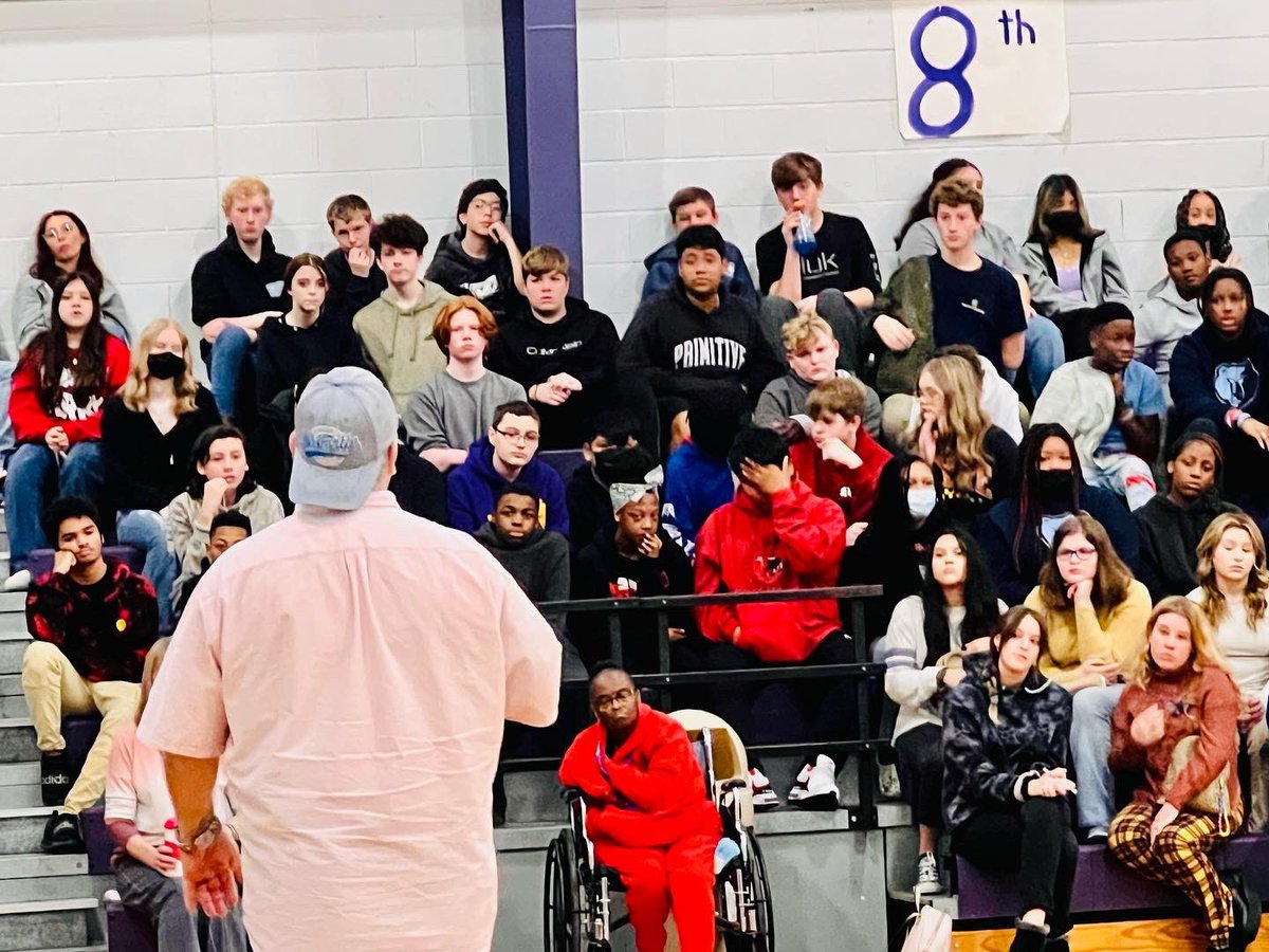 West Junior High School on Twitter "We were so thankful to have Mr. Michael travel to WJHS to