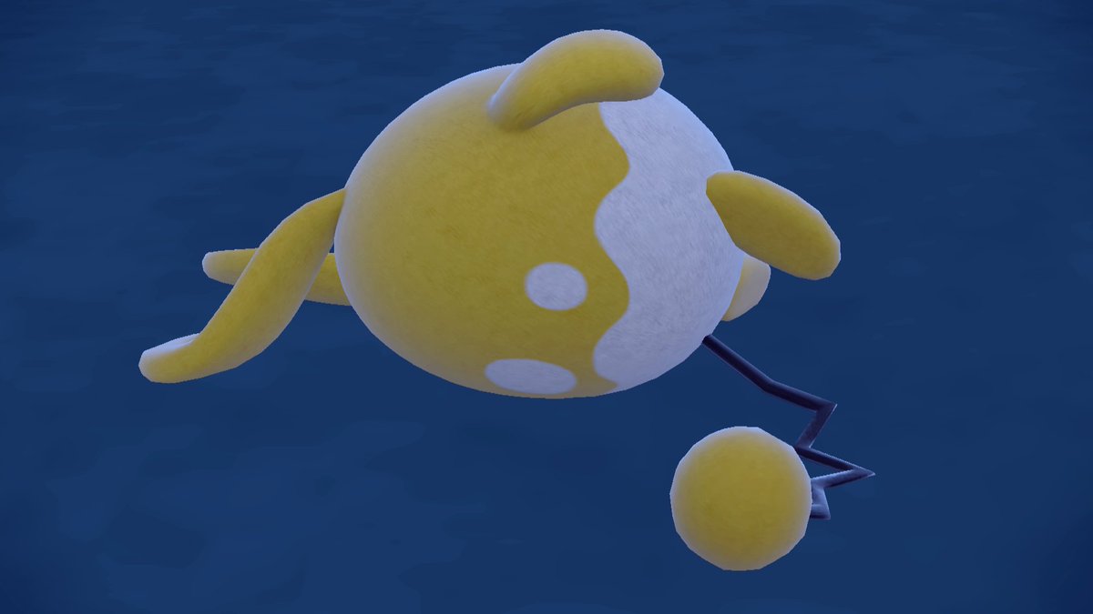 ThatMetroidGuy's tweet image. Shiny Azumarill Family Guy death pose