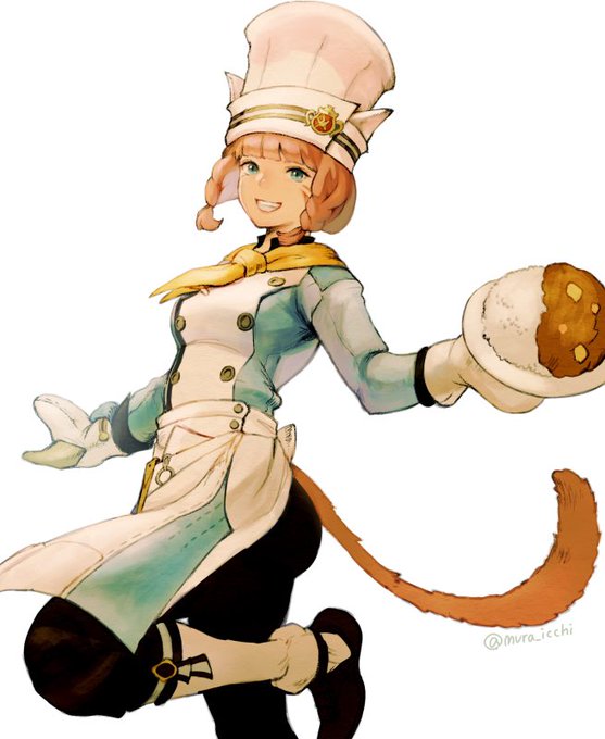 「1girl chef hat」 illustration images(Latest)｜4pages