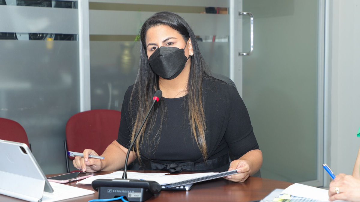 asambleapa's tweet image. Viceministra del @MOPPma, Librada Giselle de Frías sustentó traslados de partidas por B/.58.4 millones aprobados por C. de Presupuesto. Se utilizarán para rehabilitación de carreteras y caminos de producción, rehabilitación puntos críticos, entre otras mejoras viales.