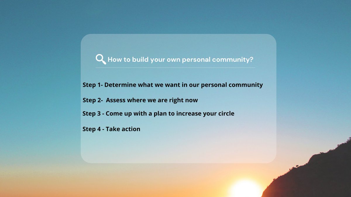 #personalcommunity #findingsupport #sociallife #friendsandfamily #gettingourneedsmet #findingresources