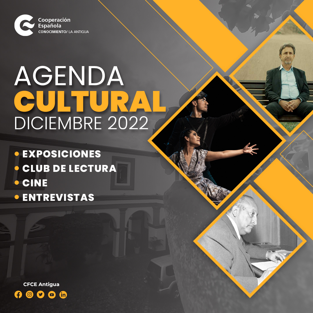 #CFCEAntigua

¡Tenemos lista la #AgendaCultural de diciembre! 🙌
🤩Como cierre de año presentamos esta programación👉 échale un vistazo y agenda: bit.ly/3XMEGjx

¡Podrás disfrutar de una variedad actividades durante todo el mes!