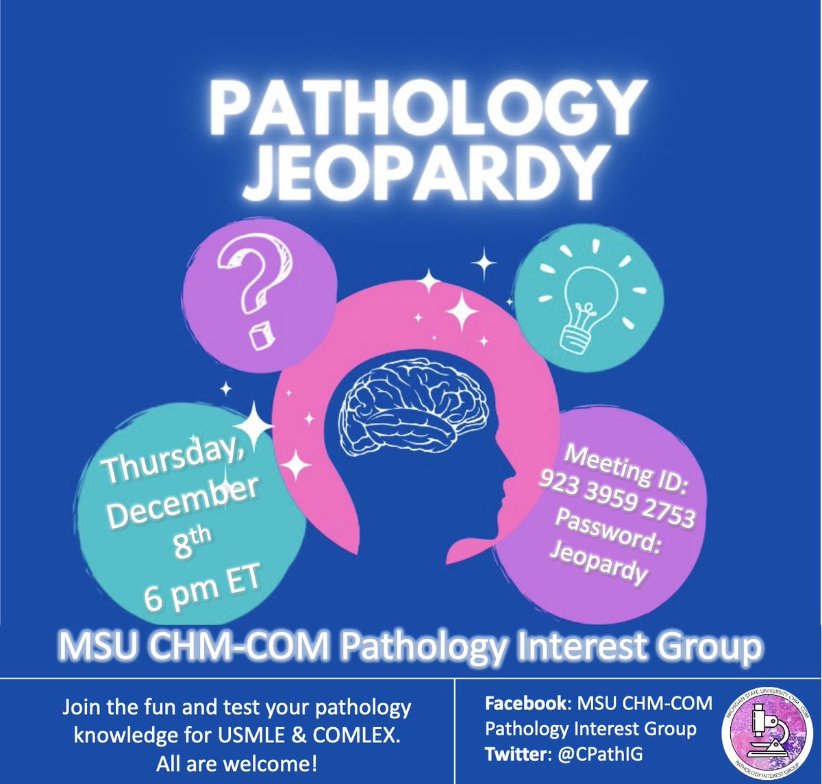 MSU CHM-COM Pathology Interest Group tweet media