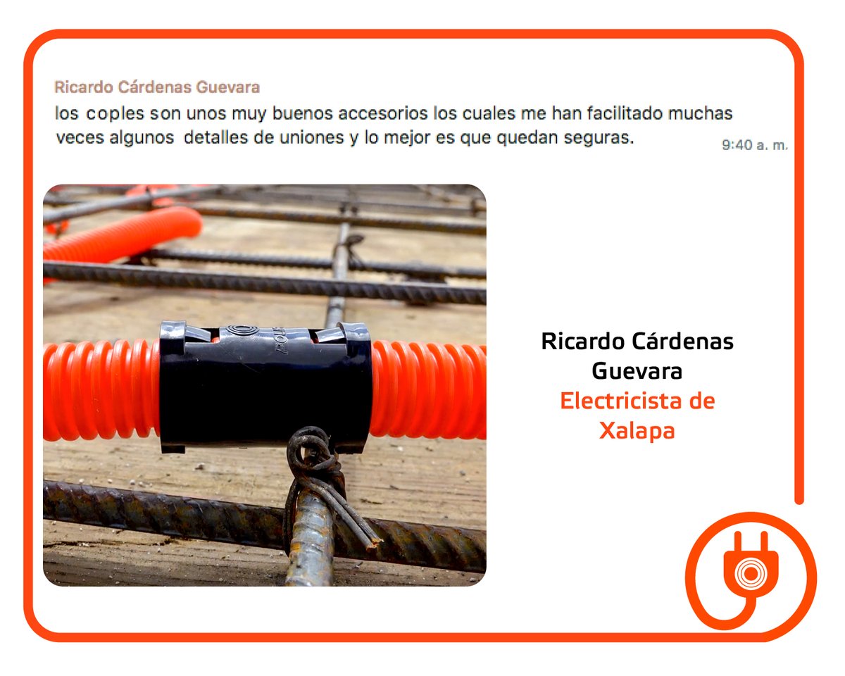 poliflex's tweet photo. ¡Uniones más seguras!
Ricardo Cárdenas Guevara utiliza nuestros coples Poliflex para aprovechar al máximo sus rollos Poliflex.
#Obra #Electricistas #Poliflex #InstalacionesEléctricas #Coples https://t.co/JiZB4vjB50