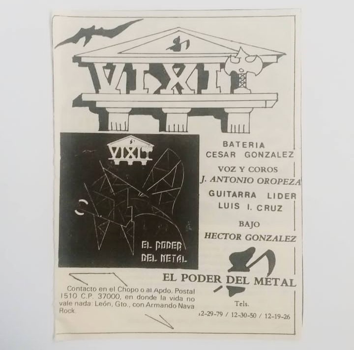metalero_museo's tweet photo. Promocional del disco El Poder Del Metal de VIXIT Promocional del año 1991 #vixit #museodelheavymetalmexicano https://t.co/wLxHgVaL01