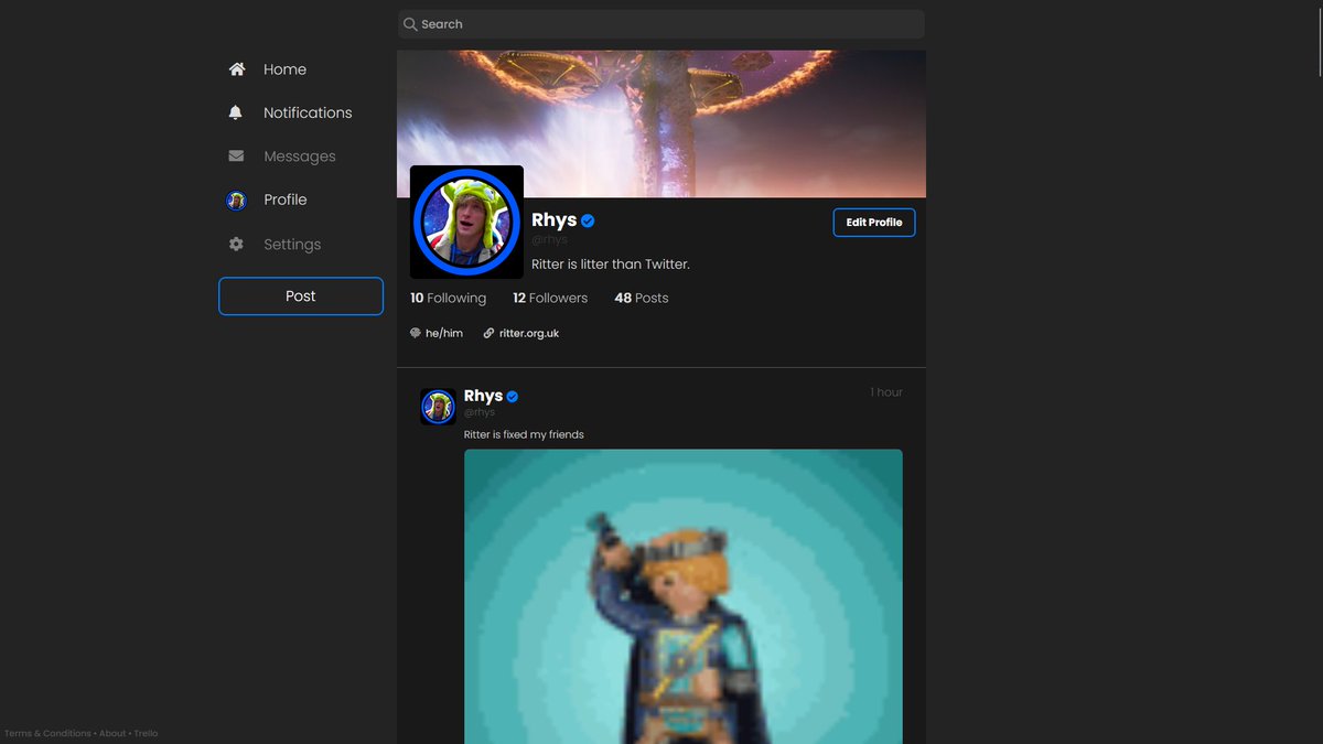 RitterPlatform's tweet image. New Ritter. Who Dis?

Ritter now works properly again ✅