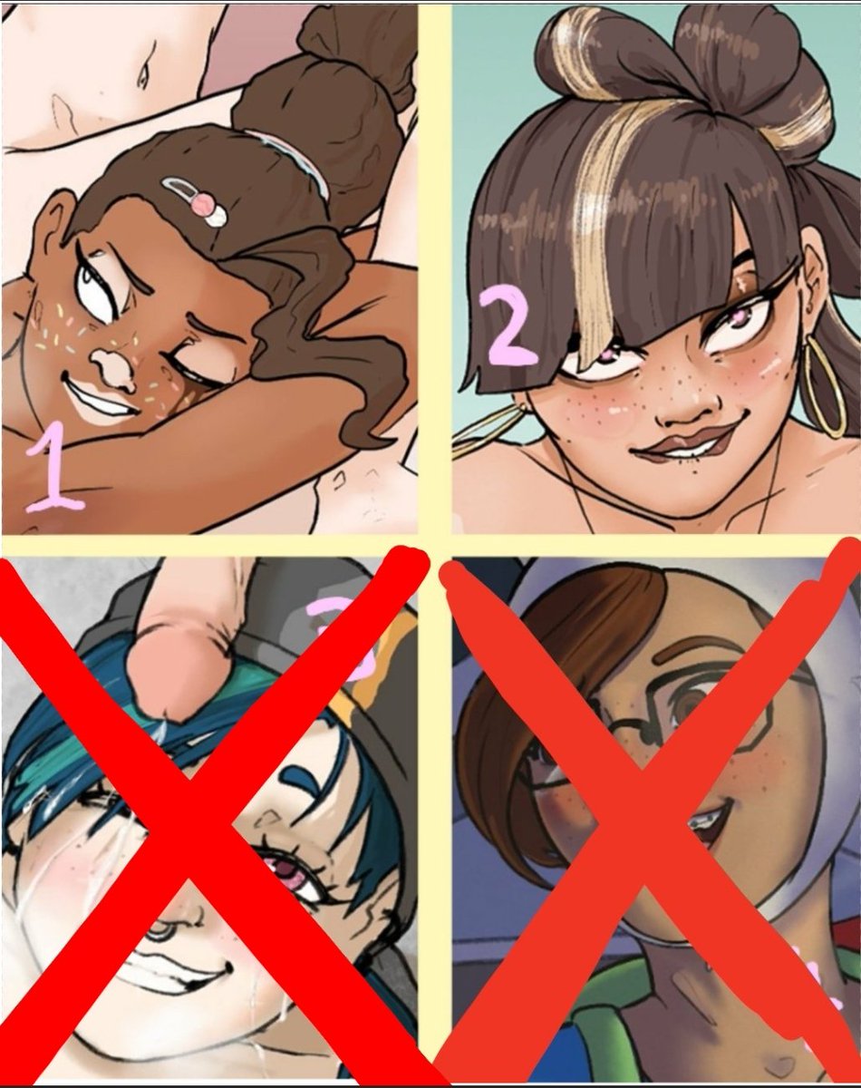 LemonadeGhost2's tweet photo. TWO LEFT FOR THE #votegame
this vote will be the final decision for who gets the last two poses! thanks for playing along so far i love you all! lets make some debauchery! https://t.co/QqMbNP1hD6
