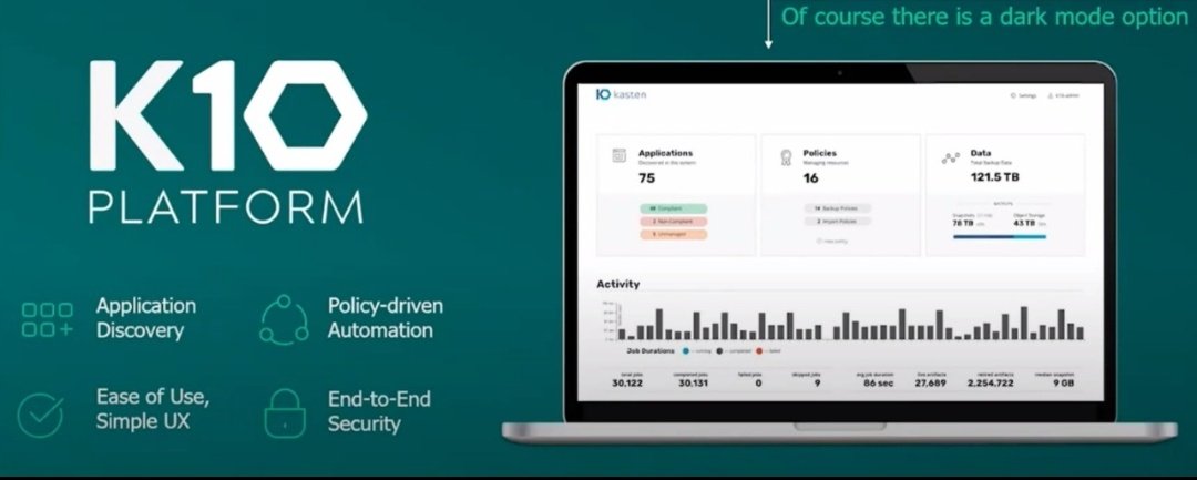 Segunda palestra do VMUG RS...

O assunto é sobre proteção de ambientes Kubernetes com o @kastenhq da Veeam!