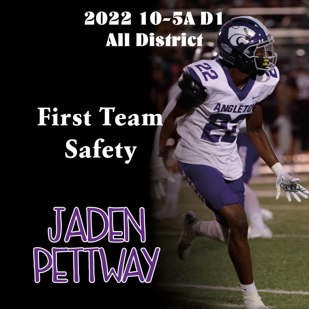 peacenow4given's tweet image. Stole this picture off @jaden_pettway momma page!!!! @RosharonRealtor This is so fantastic!!! I’ve been saying all season these recruiters better step it up!!! You don’t wanna miss out on this kid!! I am so excited and proud Jaden! #recruitAngleton #Keepworking #Dreambig #TxHSFB