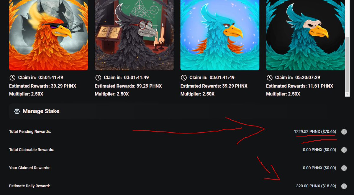 🔥NFTs with real utilities🔥 
@phenixfinance
 
✅Staking System Live 
✅You get 1 mystery box per NFT per week
✅I make 20 dollars per day (proof below)

➡️Join Discord:discord.gg/phenix
➡️Mint ur NFT: app.phenix.finance/drops

#Polygon #NFTCommmunity #PolygonNFTs #MATIC