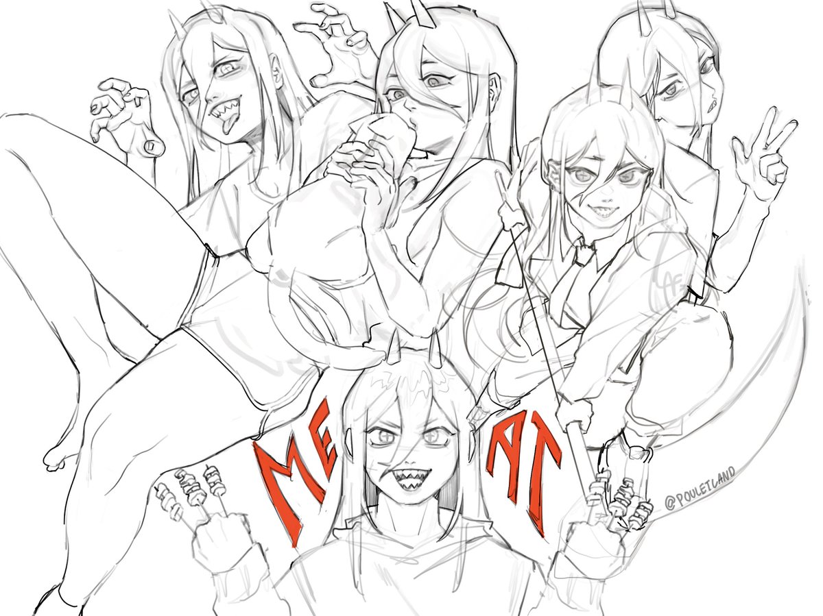 Power sketch page :^)

#chainsawman 