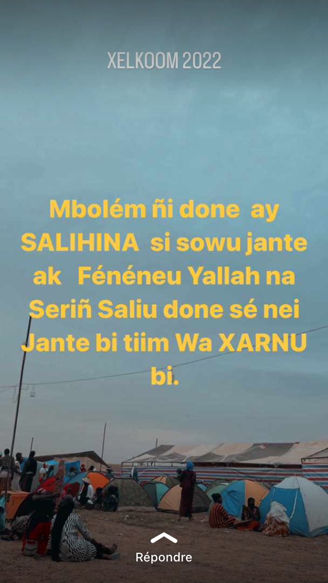 MourideMakane's tweet photo. Xelkom 2022 https://t.co/TkIsPWshm8
