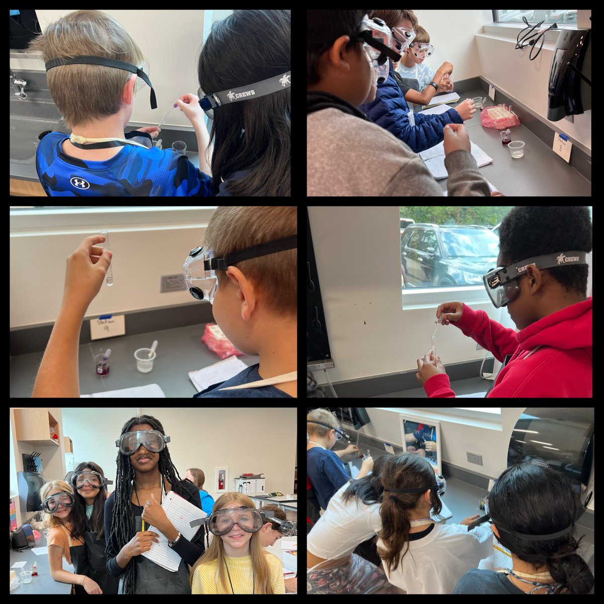 cwoottie's tweet photo. I really enjoyed visiting @laurarpowell1 and @KmRadrian’s Science classes today!🤩 The kids loved this lab! 🙌 #KMSCougarPride🐾 https://t.co/tmVgX5s6g2