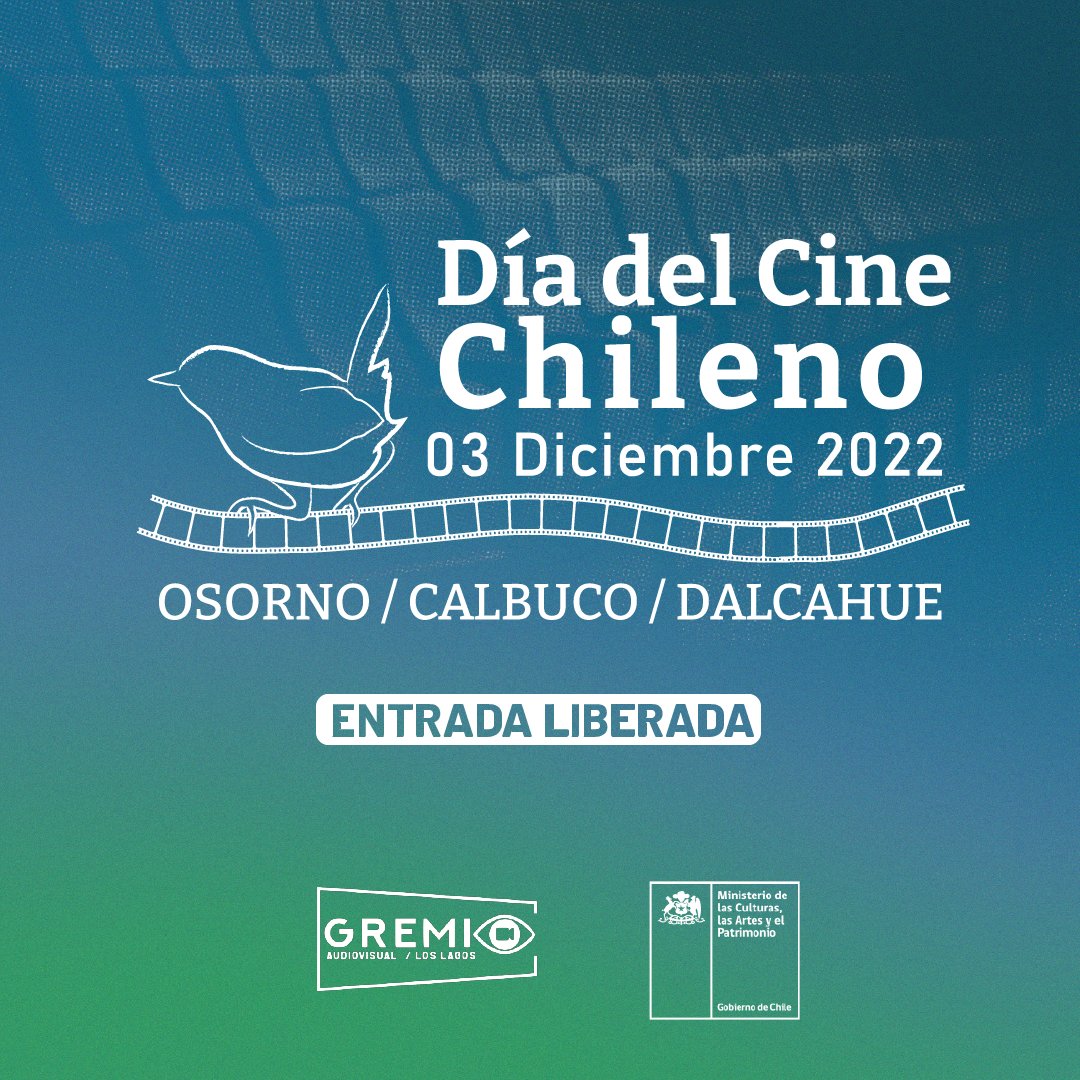 Este 3 de Diciembre celebramos el Día del Cine Chileno, pronto más información