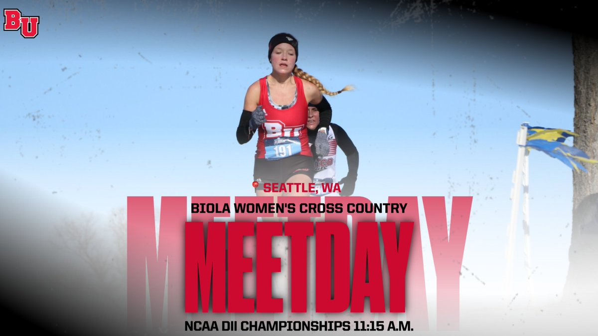 Today's the day - Benjamin White of Men's Cross Country and the Women's Cross Country team are competing in the NCAA National Championships 🦅