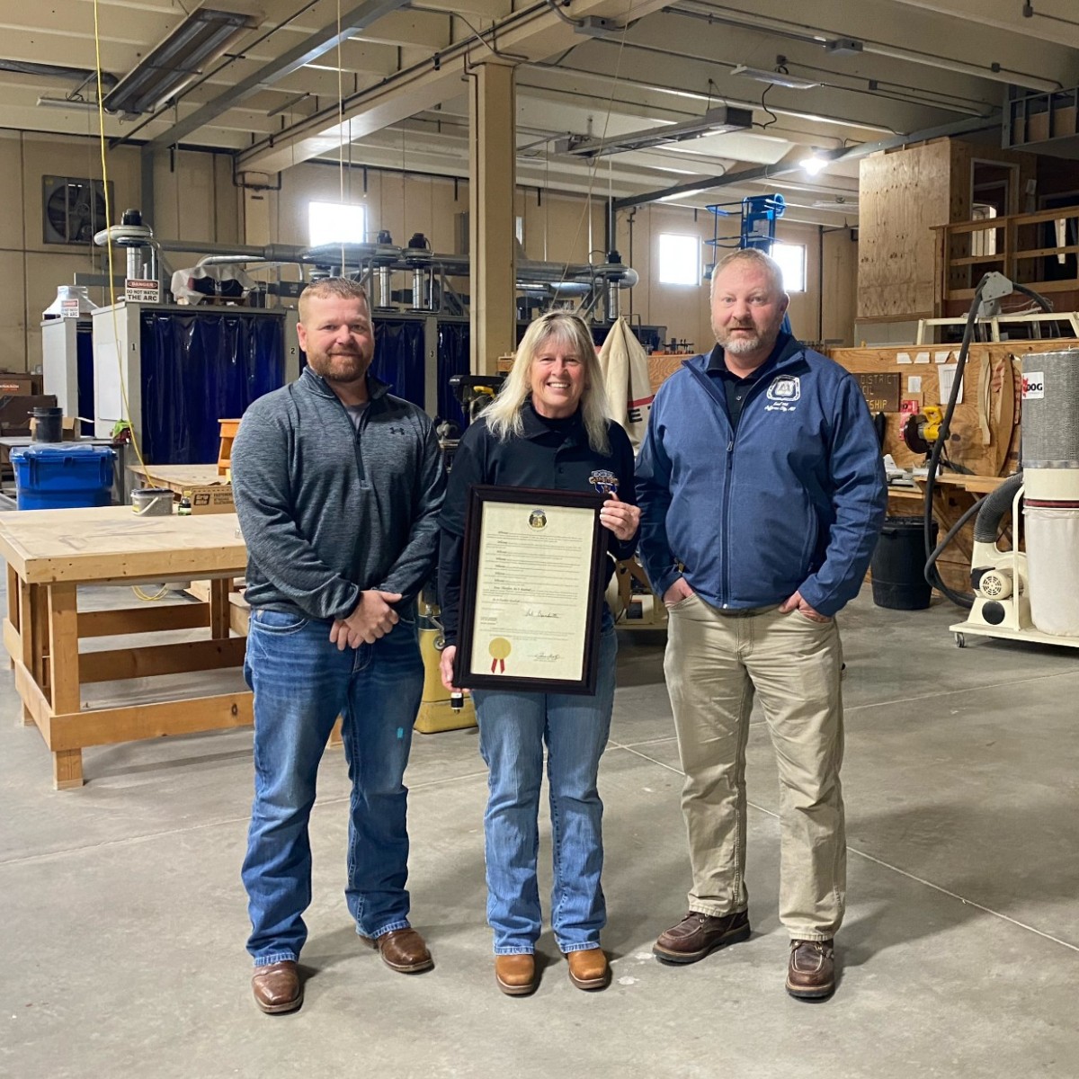 MidAmCarpenters's tweet image. #Local945 received a Proclamation from the Missouri State Senate acknowledging National Women in Apprenticeships Day as part of National Apprenticeship Week! The Carpenters Apprenticeship is fulfilling experience for anyone who wants a better life!
#SistersintheBrotherhood
