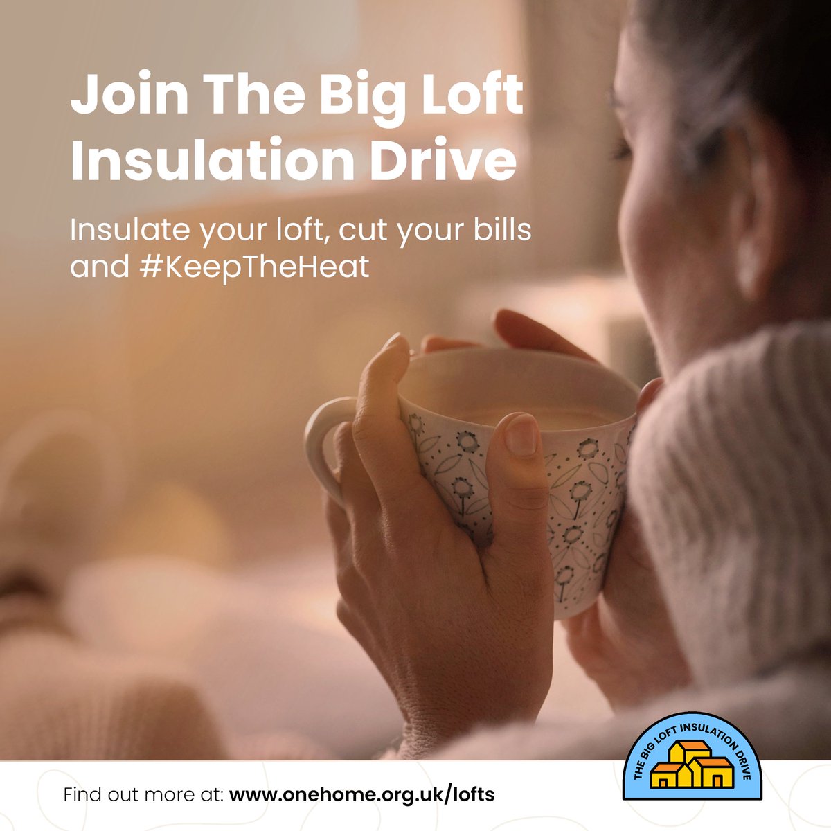 We’re supporting <a href="/ouronehome/">One Home</a>'s Big Loft Insulation Drive to get UK households to insulate their loft &amp; #KeepTheHeat in this winter.

Loft insulation is quick to install &amp; households could save £hundreds on energy bills per year.

Find out more: ensvgtr.uk/ljkGw