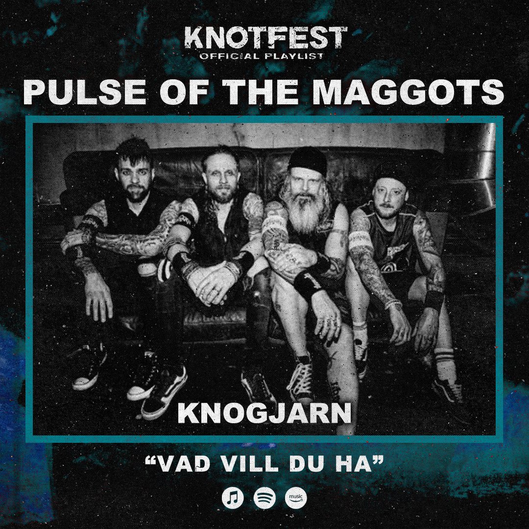 ⚡️PULSE OF THE MAGGOTS PLAYLIST⚡️

THIS WEEK:
“Into Flames” by <a href="/acresuk/">Acres</a>
“Hell Is Where The Heart Is” by <a href="/ocnsofficial/">OCEANS</a>
“Reckoning” by <a href="/listentocircles/">Circles</a>
“Vad vill du ha”
 by <a href="/knogjarn/">KNOGJÄRN</a>

🎧 - knot1.co/3zZmybZ