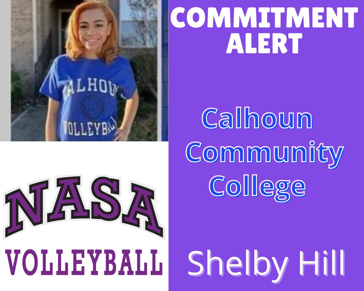 NASAVB's tweet photo. π¨ COMMITMENT ALERT π¨
Congratulations to Shelby Hill (NASA 17 J) on her commitment to continue her academic and volleyball career at Calhoun Community College!
#NASAProud #nasadifference https://t.co/4TA9bDNtCH