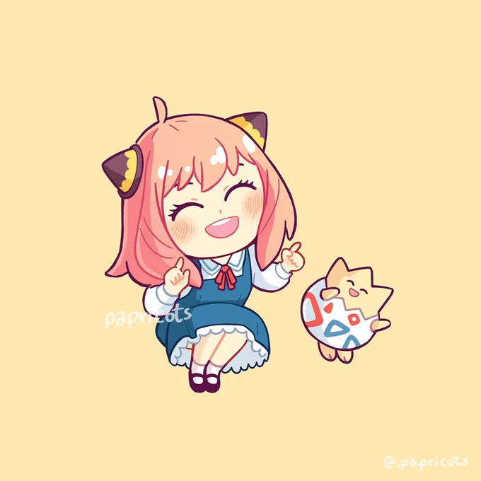 anya &amp; togepi #SPY_FAMILY 