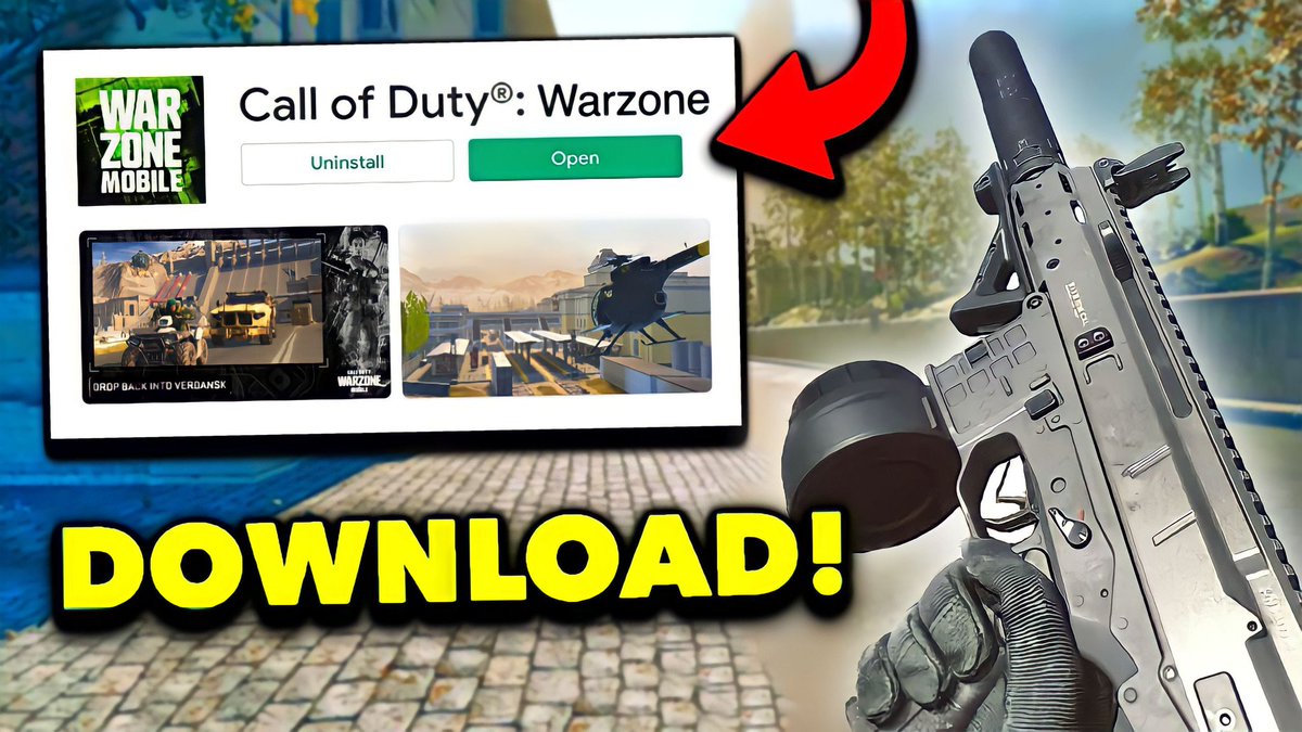 Warzone Mobile is finally here! Here’s an easy tutorial how to play on Android devices! 😁
youtu.be/3Pg9UOiUqVk

Retweet if you’ll play #WarzoneMobile! 👀