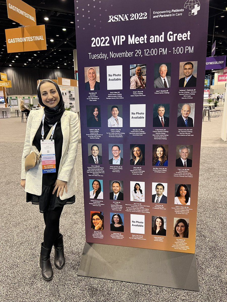 Incredibly humbled to be invited by <a href="/RSNA/">RSNA</a> <a href="/RSNATrainees/">RSNATrainees</a> as a VIP among these even greater VIPs, and even more humbled by those I had the opportunity to chat with! So many great minds driving the future of radiology! #RSNA22