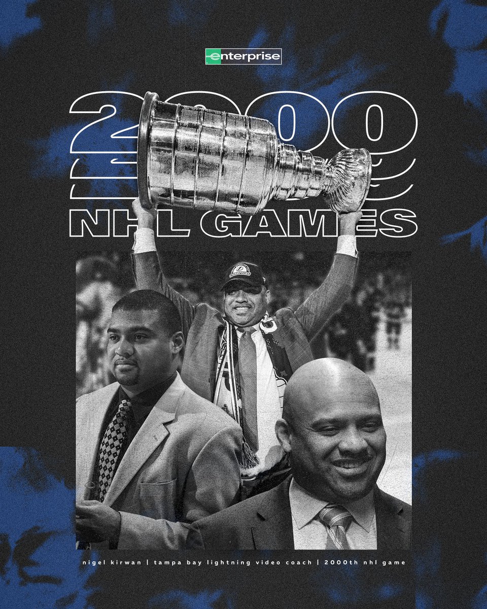 TBLightning's tweet photo. Congratulations to our Video Coach, Nigel Kirwan, on his 2,000th NHL game, all with the #Bolts!! 👏 https://t.co/Foo1MFSgcN