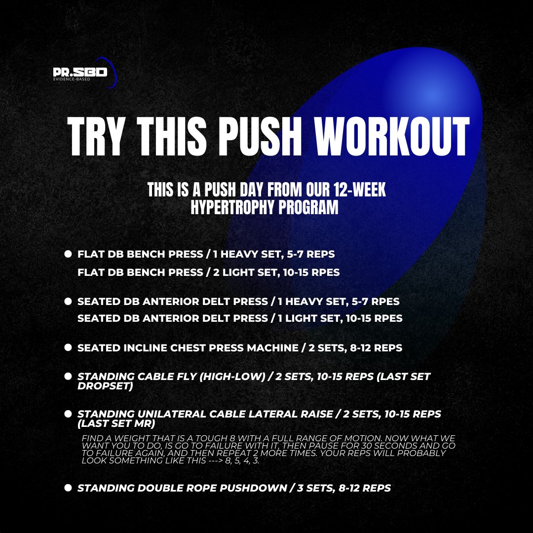 pr_sbd's tweet image. here is a push day form the men’s hypertrophy program.💪 If you want a well written program with week to week progression and coaching notes, tips, and more click the link in our bio. #gym #gymtips #gymprogram #fitness #pushday #gymrat #legday #pushpulllegs