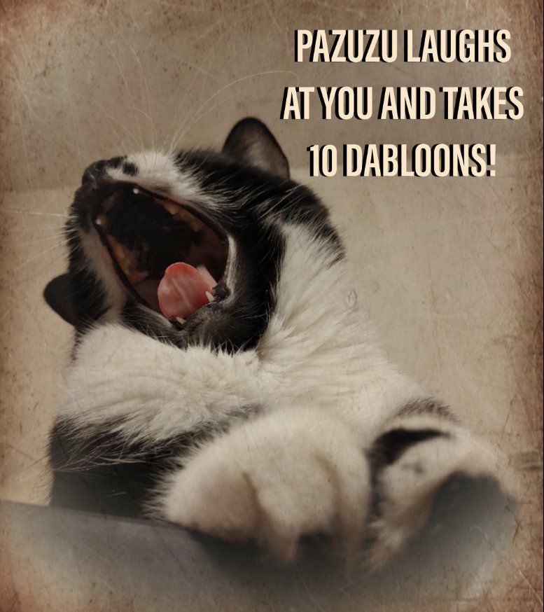 TheMistressJ's tweet photo. I would be remiss not to let my baby join in on the fun 🤪
#dabloons #dabloonscat
#cats #CatsOfTwitter https://t.co/BlMuCXLfMp