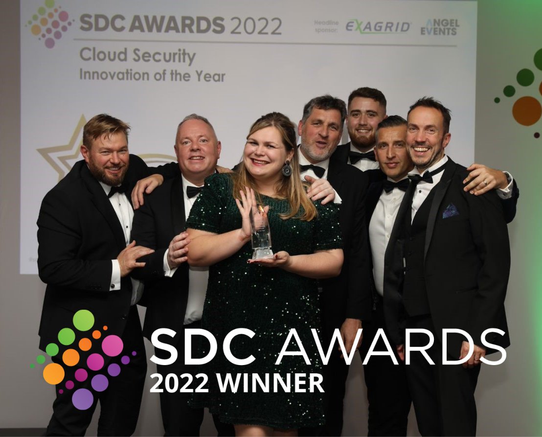 Carbonite's tweet photo. We're thrilled to announce that #BrightCloud and OpenText have won the Cloud Security Innovation of the Year award in the #SDCAwards! ๐
Learn more about the BrightCloud #threatintelligence platform that powers @Carbonite & @Webroot: https://t.co/RgSeGgxpJ3 https://t.co/7KUR4tD5IX