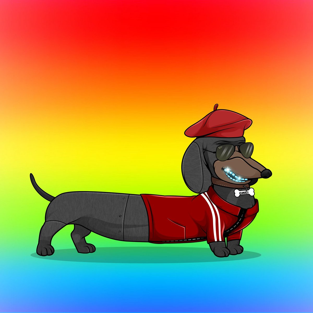 Filming a new movie called "Chaos in the Caribbean", but can’t find any takers for the role of SBF...😆  
#NFTs #Cryptocommunity #Doxie #Dachshunds #sausagedog