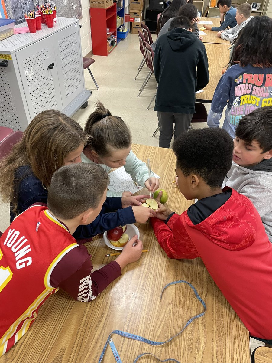 Did you know that every apple seed is genetically unique?  <a href="/CarmelESColts/">CarmelElementary</a> 5th graders do, thanks to the Cherokee County Farm Bureau and Georgia’s Agriculture in the Classroom. Thank you, Farm Bureau, for the apples!  <a href="/tsmith_ces/">Taylor Smith</a> <a href="/Henderson4th/">Lea Henderson</a> <a href="/CherokeeSchools/">Cherokee Co. Schools</a> <a href="/SarahMallow2/">Sarah Mallow</a>