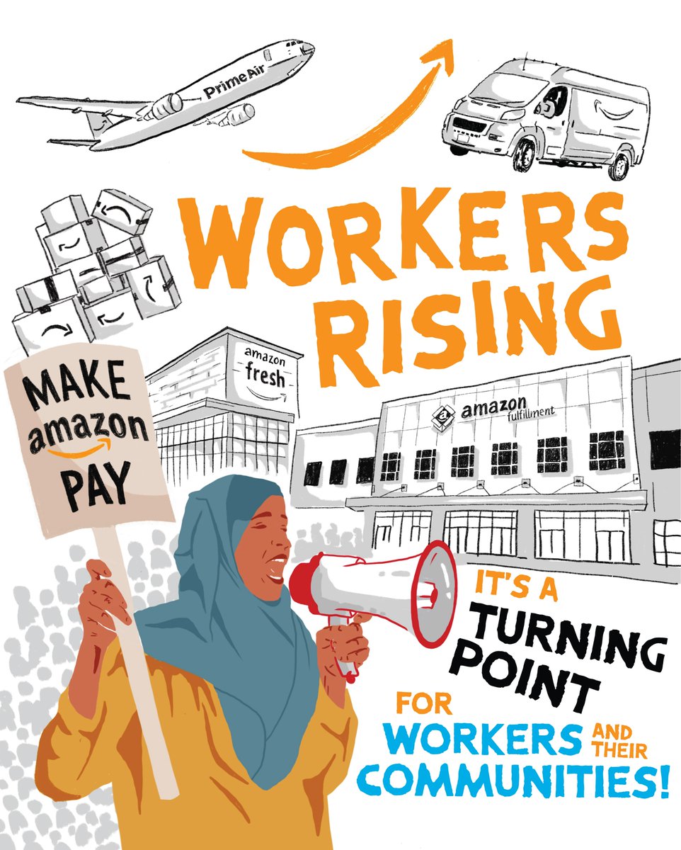 robin4mpls's tweet photo. On December 8, Amazon workers and community members are standing up for their safety at work, a living wage, and action from Amazon on the company’s climate impact in Minnesota. Join us -> https://t.co/p4dpNIaOjF
#AmazonHurts #WorkShouldntHurt #AmazonMinnesota #MSP1 https://t.co/8k1XJCssBx