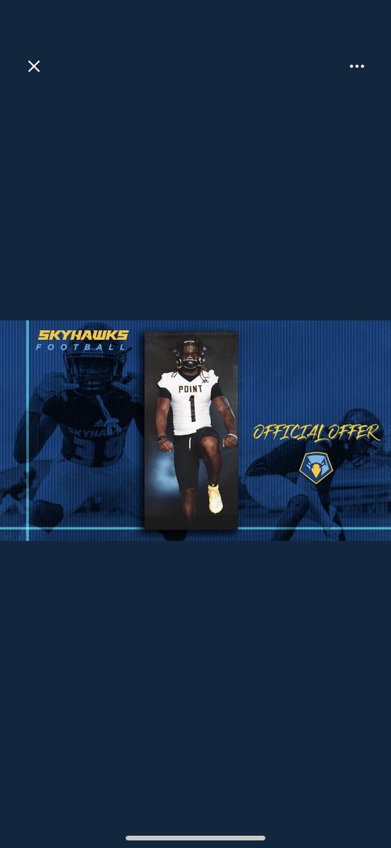 Braylon Inman (@brayloninman1) on Twitter photo #AG2G After a great conversation with <a href="/coachzeiders/">Trevor Zeiders</a>, I am truly blessed to announce I have received my 1st official offer to Point University. Go Skyhawks. <a href="/CHSHurricaneFB/">CartersvilleFootball</a> <a href="/coachemupchat/">Coach Chatmon</a> <a href="/CoachCandela99/">Mike Candela</a> <a href="/wadestewart02/">Wade Stewart</a> <a href="/NwGaFootball/">NwGa Football</a> <a href="/RecruitGeorgia/">Recruit Georgia</a> #AG2G After a great conversation with <a href="/coachzeiders/">Trevor Zeiders</a>, I am truly blessed to announce I have received my 1st official offer to Point University. Go Skyhawks. <a href="/CHSHurricaneFB/">CartersvilleFootball</a> <a href="/coachemupchat/">Coach Chatmon</a> <a href="/CoachCandela99/">Mike Candela</a> <a href="/wadestewart02/">Wade Stewart</a> <a href="/NwGaFootball/">NwGa Football</a> <a href="/RecruitGeorgia/">Recruit Georgia</a>
