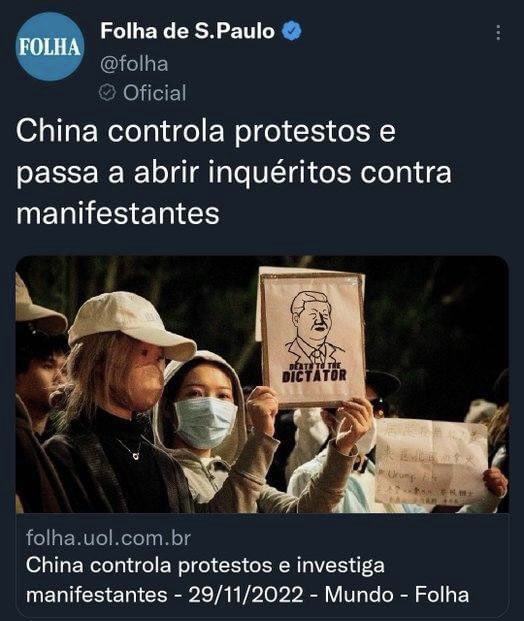 LuizCamargoVlog's tweet photo. Viu só, lá na China também tem um Xandão querendo salvar a democracia! https://t.co/iQgntA77LQ