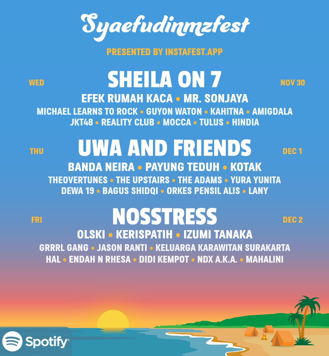 Yang mau nonton uwa, mica dan pito satu panggung sama comebacknya banda neira, yok segera DM dan ditumbas tiketnya.