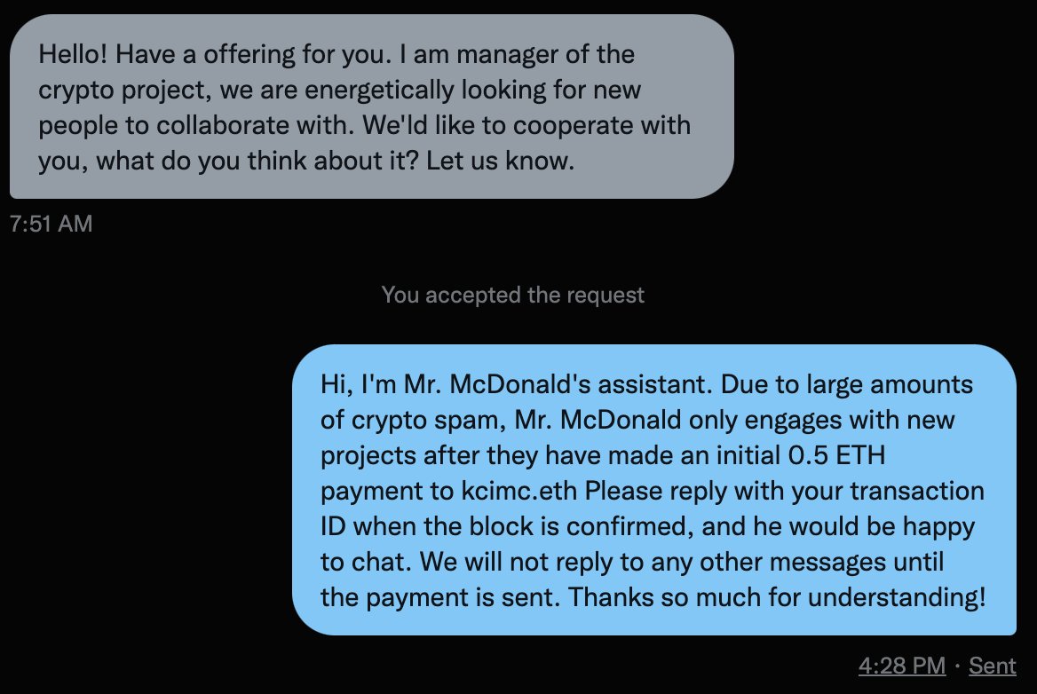 new solution for dealing with crypto spam 🤗